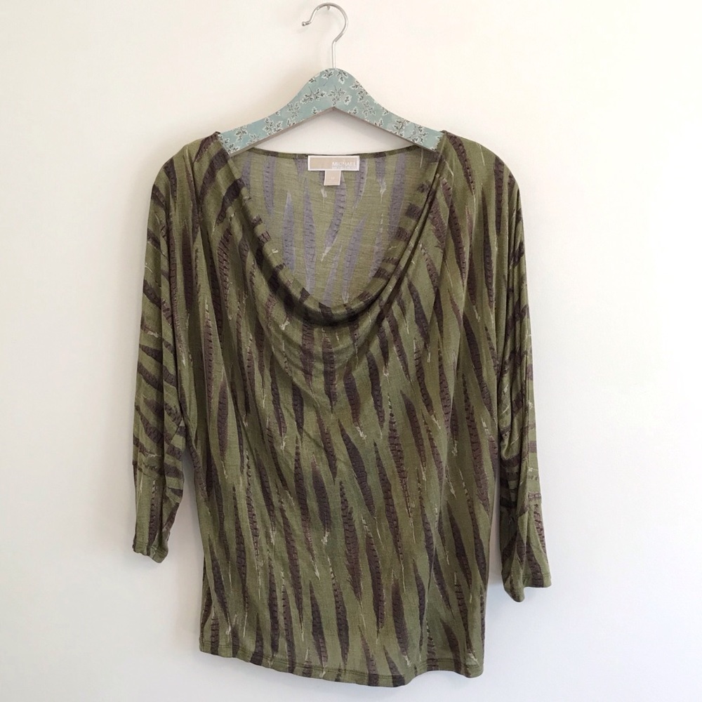 Michael Kors | Feather Draped Top